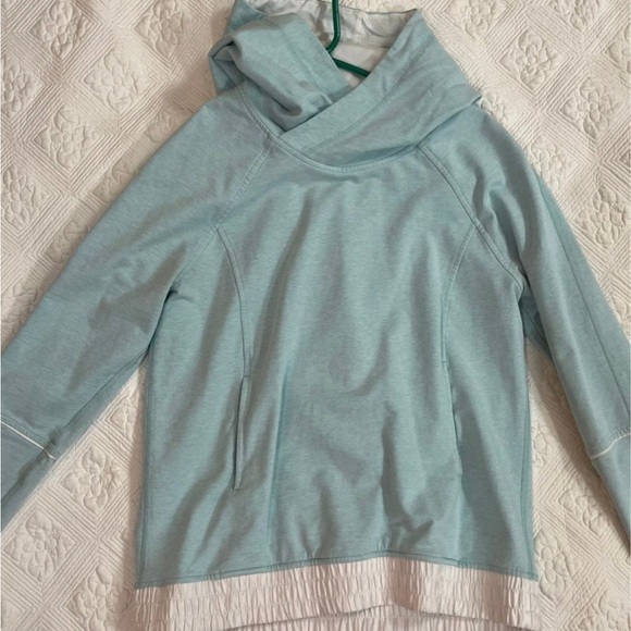 Lululemon All Good Pull Over Hoodie tranquil blue - Picture 2 of 3